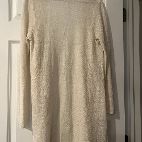 Eileen Fisher Sheer Hemp Open Cardigan Small Petite (S/P) Worn Once - Picture 8 of 13